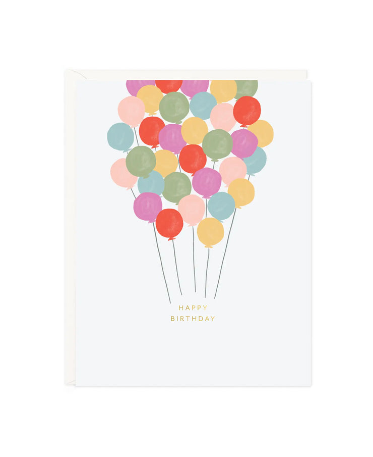 birthday balloons card