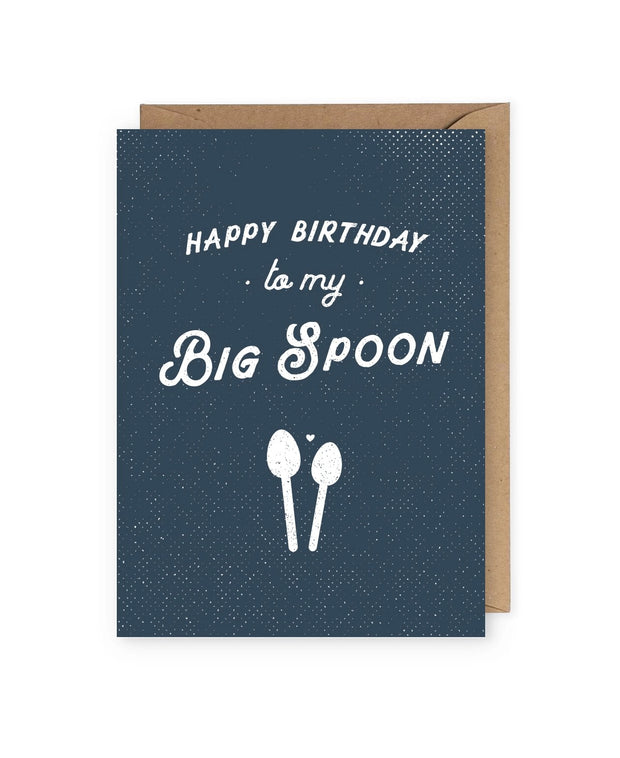 happy birthday to my big spoon card