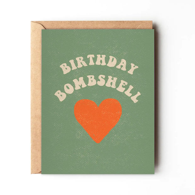 birthday bombshell card