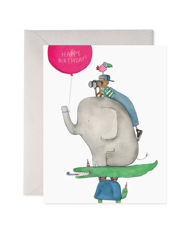 animal stack card
