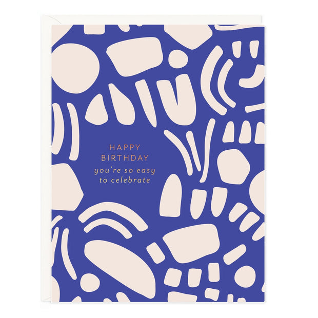 you're easy to celebrate birthday card