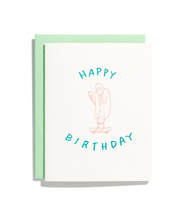 hot dog birthday card