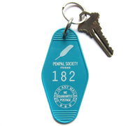 vintage style hotel key tags