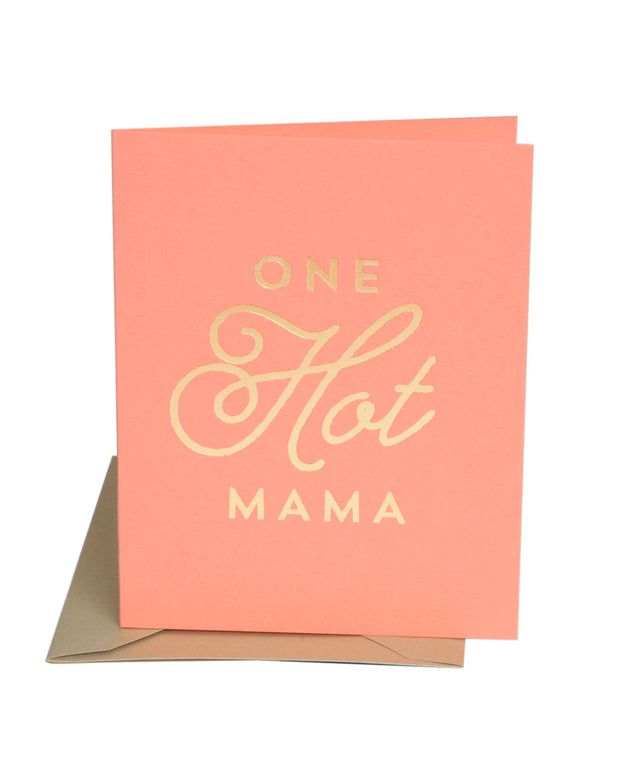 one hot mama card