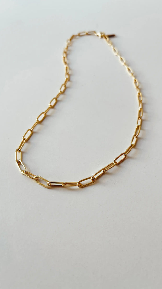 petite paperclip layering chain - 18" or 16"