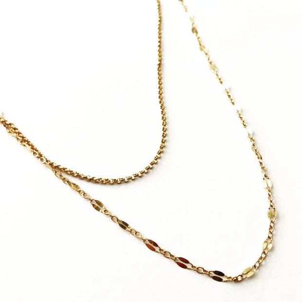 patricia double strand necklace