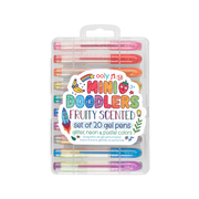 mini doodlers - set of 20 fruity scented gel pens