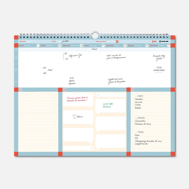 the weekly planner