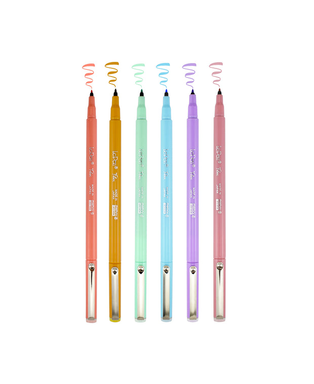 le pen flex felt-tip markers - pastel colors