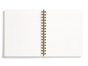 the standard notebook - grid, lined, sketch or dot-grid pages & various colors