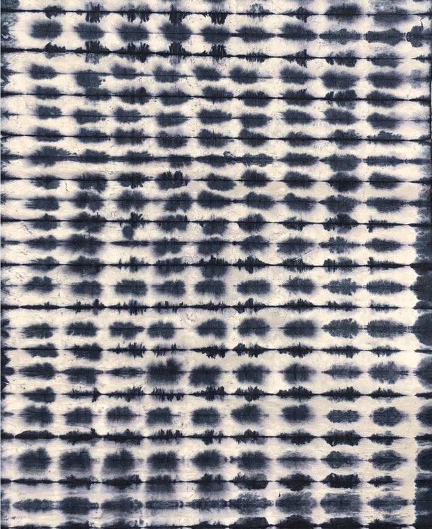 shibori crinkle tie die, blue