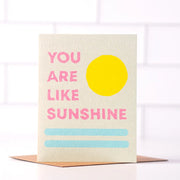 you are like sunshine card