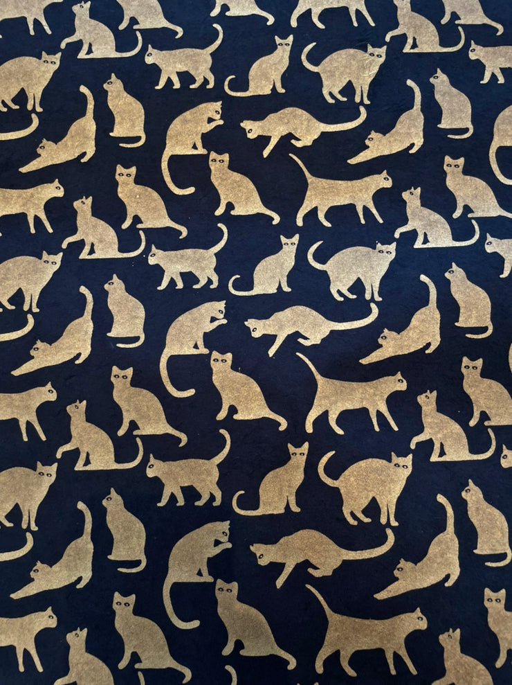 cats wrapping paper - various colors