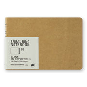 b6 blank notebooks- various paper styles