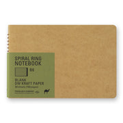 b6 blank notebooks- various paper styles