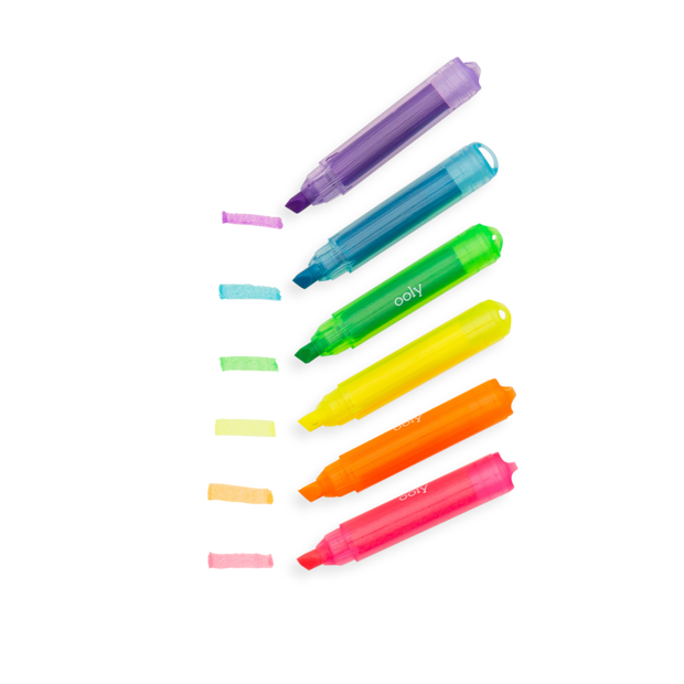 mini monsters scented neon markers