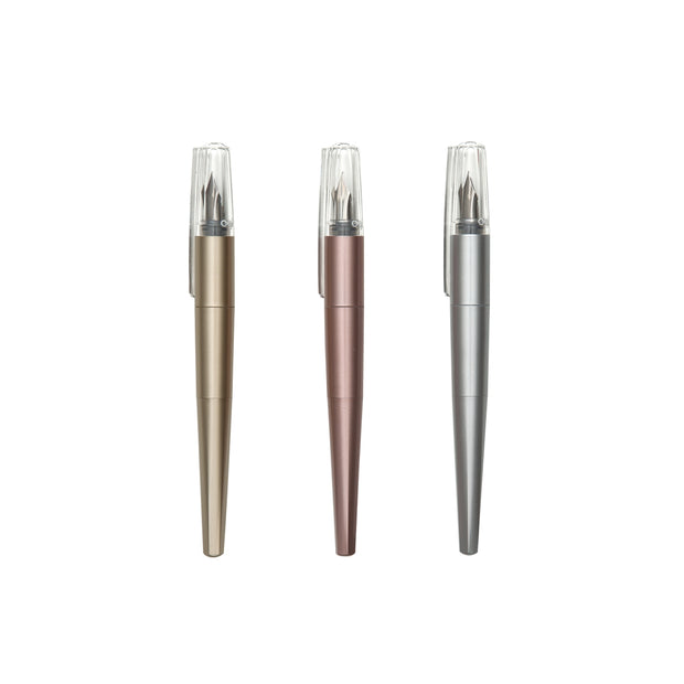 modern script fountain pens & journal set