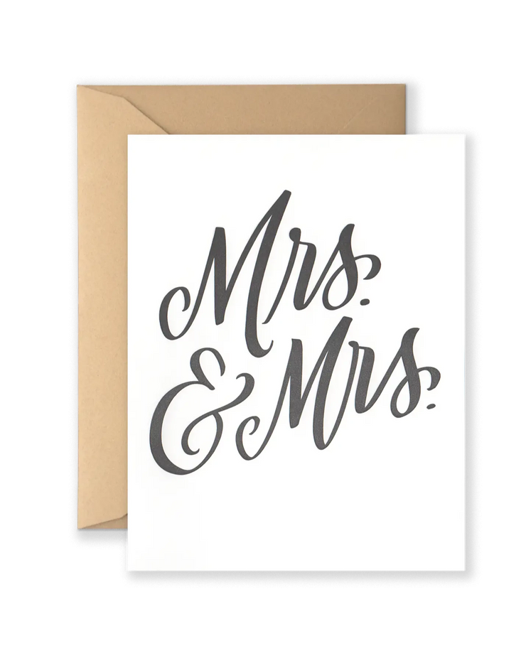 mrs. and mrs. card