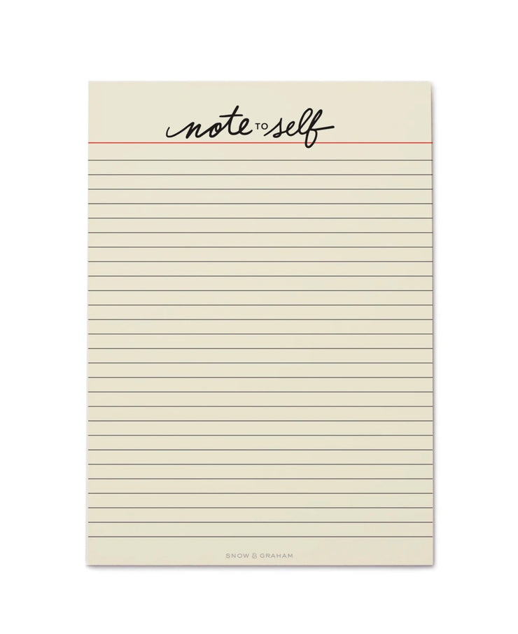 note to self notepad