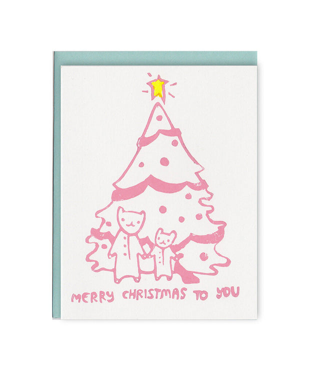 pajama bears christmas card