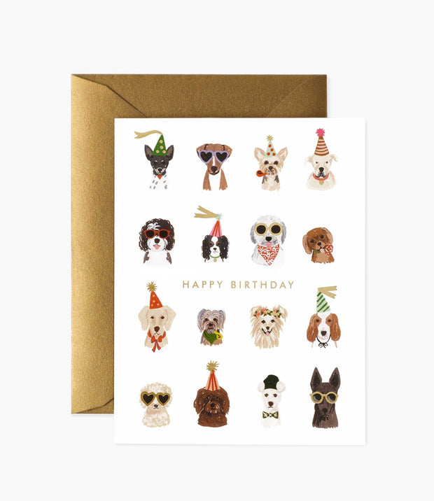 party pups birthday card