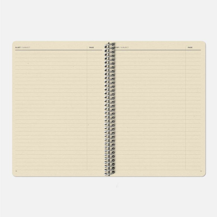 the canvas notebook - a5 - various colors