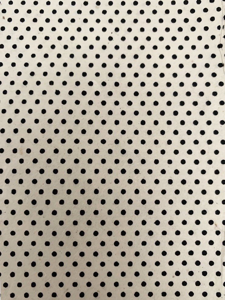 tiny dots wrapping sheet - black on cream