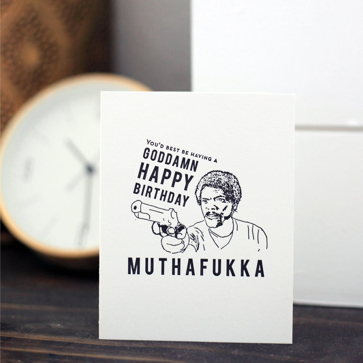 muthafukka birthday card
