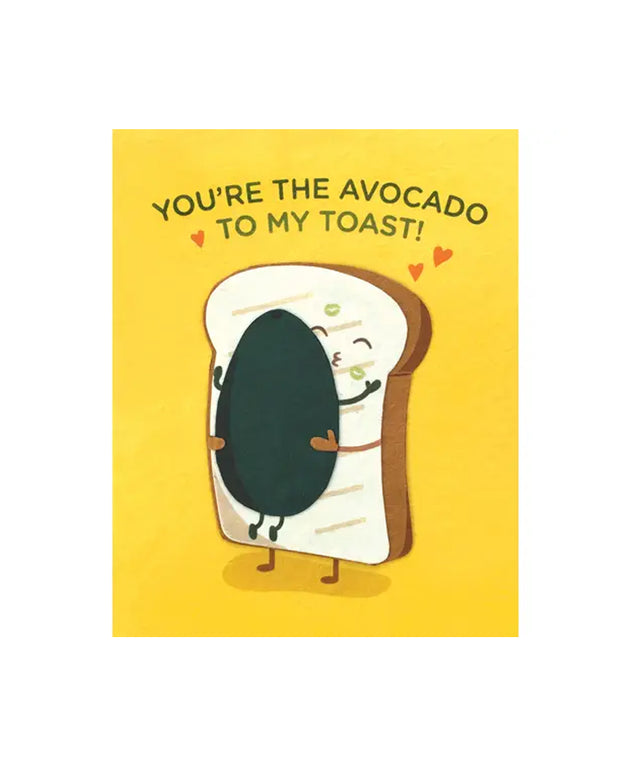 avocado toast love card