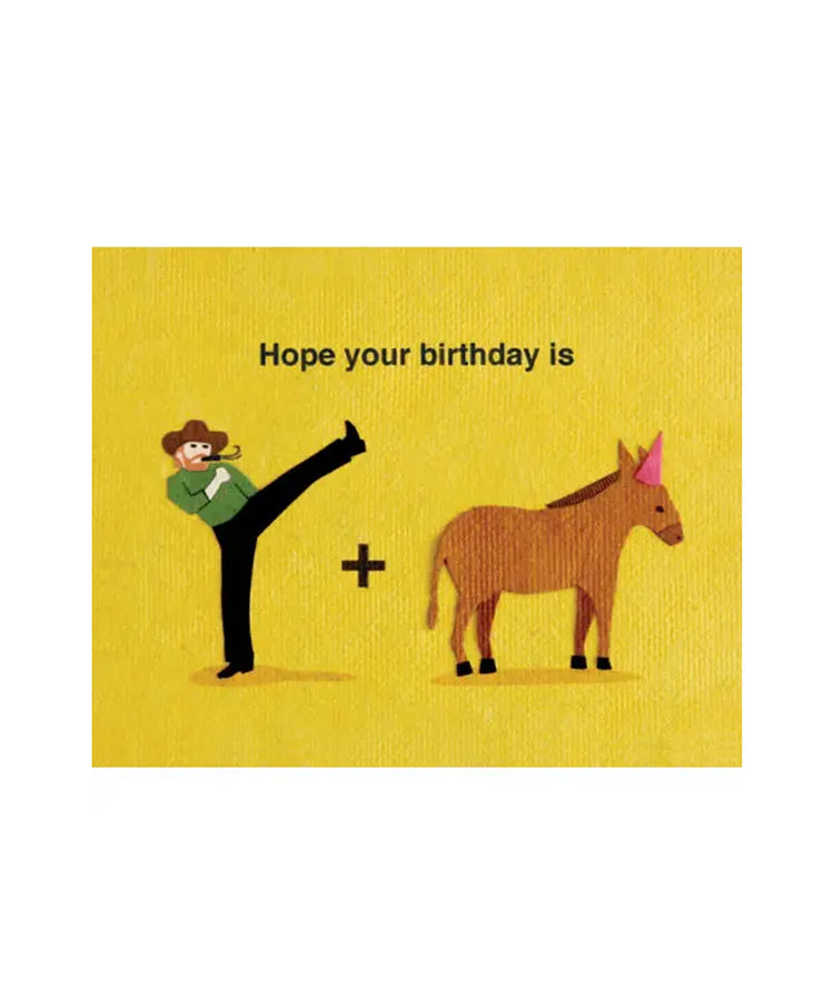 kick donkey birthday
