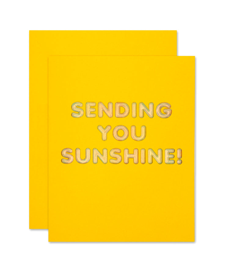 sending you sunshine card