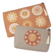 linen soleil cosmetic bags - various sizes