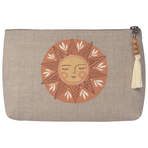 linen soleil cosmetic bags - various sizes