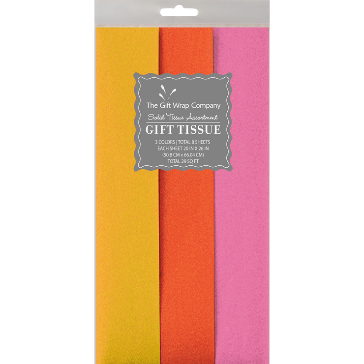 multicolor tissue packs - various colors