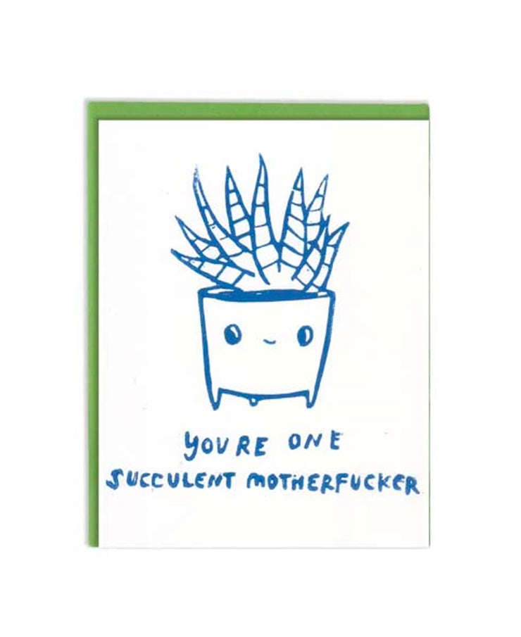 succulent mofo card