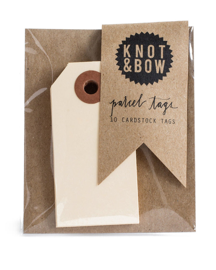 parcel gift tags- set of 10 - various colors