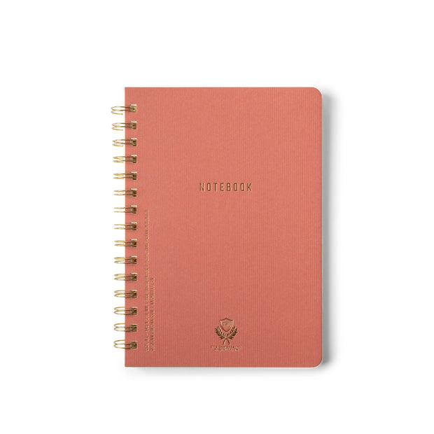 terracotta twin wire lined notebooks - various sizes