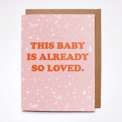 baby so loved card