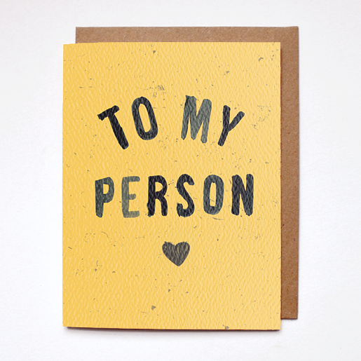 to my person card