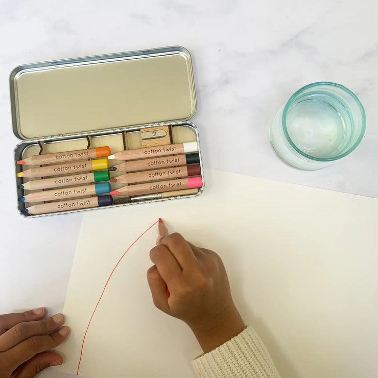 jumbo watercolor pencil tin