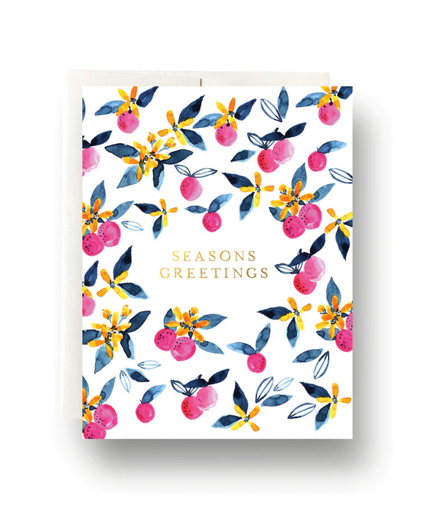 citrus seasons cards - single or set of 6