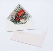 floral envelope pop-up card