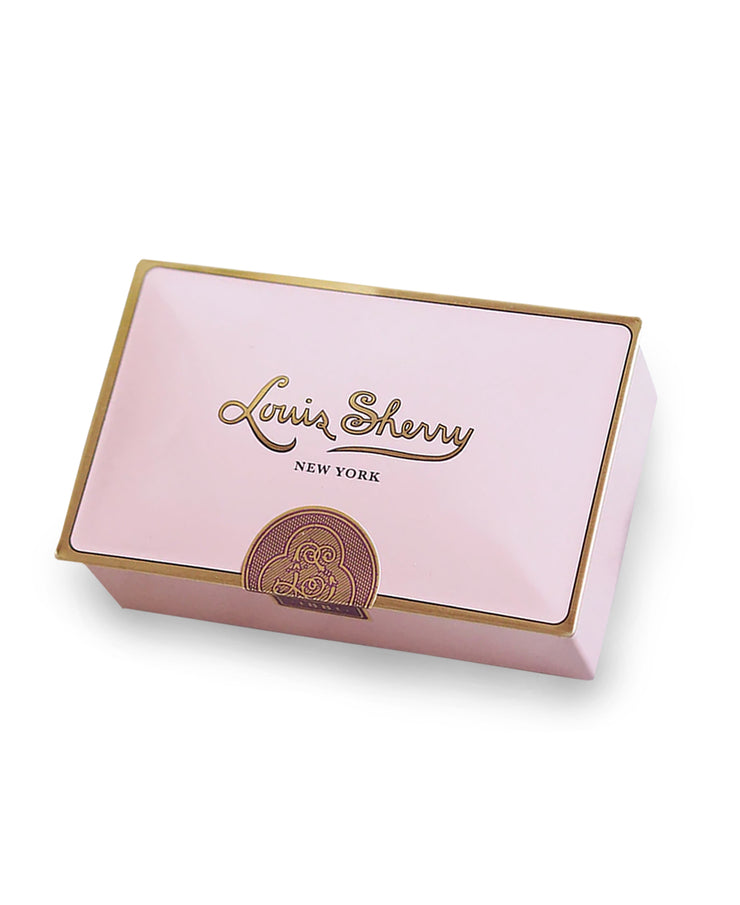 louis sherry 2 piece chocolate tins - assorted colors