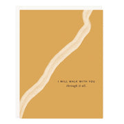 walk with you card