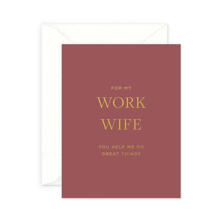 for my work wife card