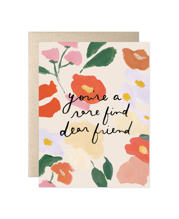 rare find dear friend card