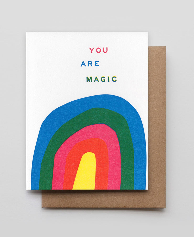 magic rainbow card