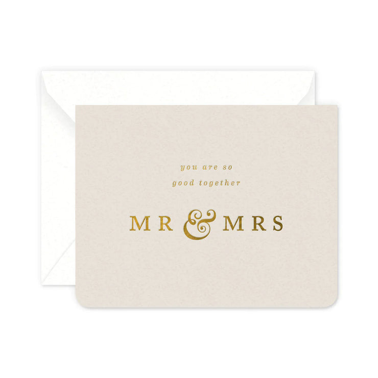 mr & mrs card